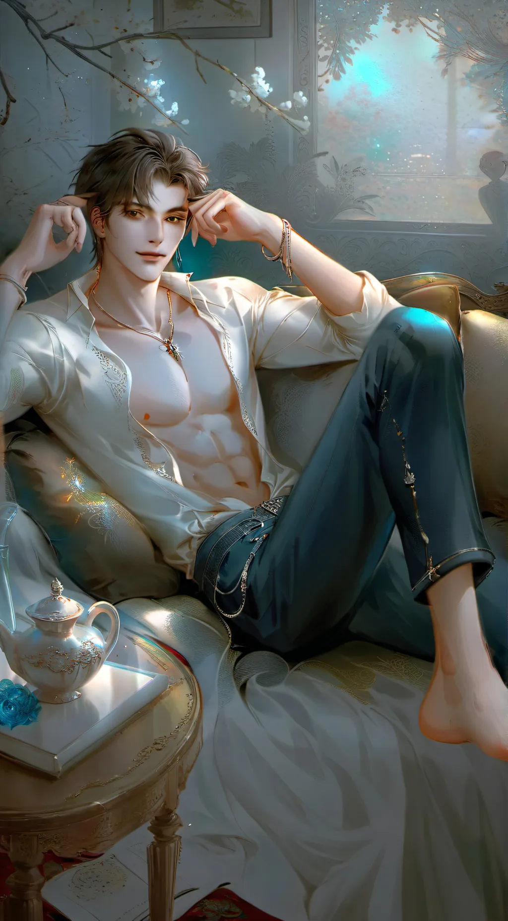 ai character: Luke  background