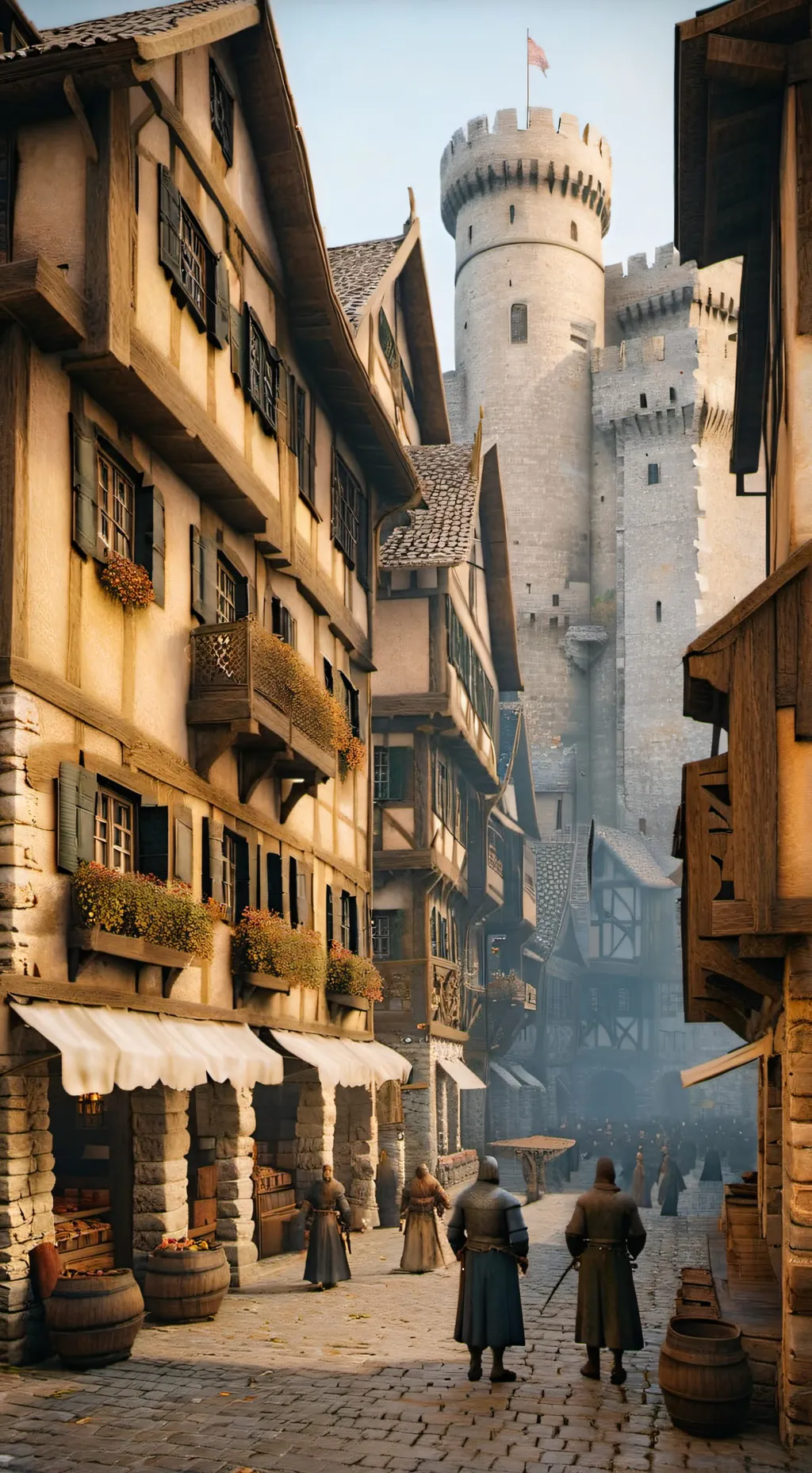 ai character: Dominion Castle background