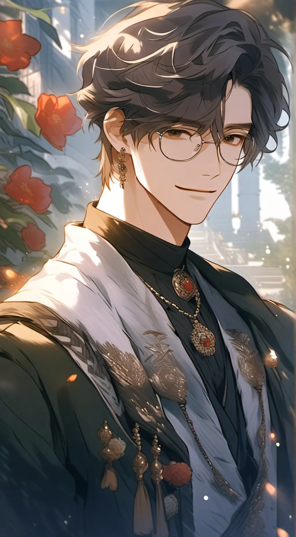ai character: Lawrence  background