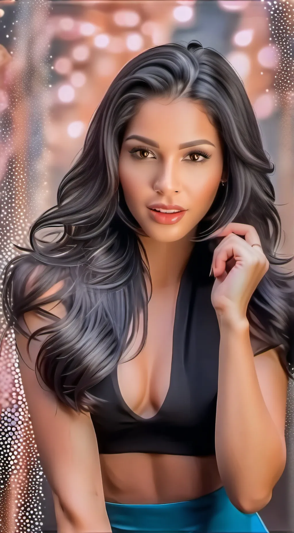 ai character: Vivian Williams  background