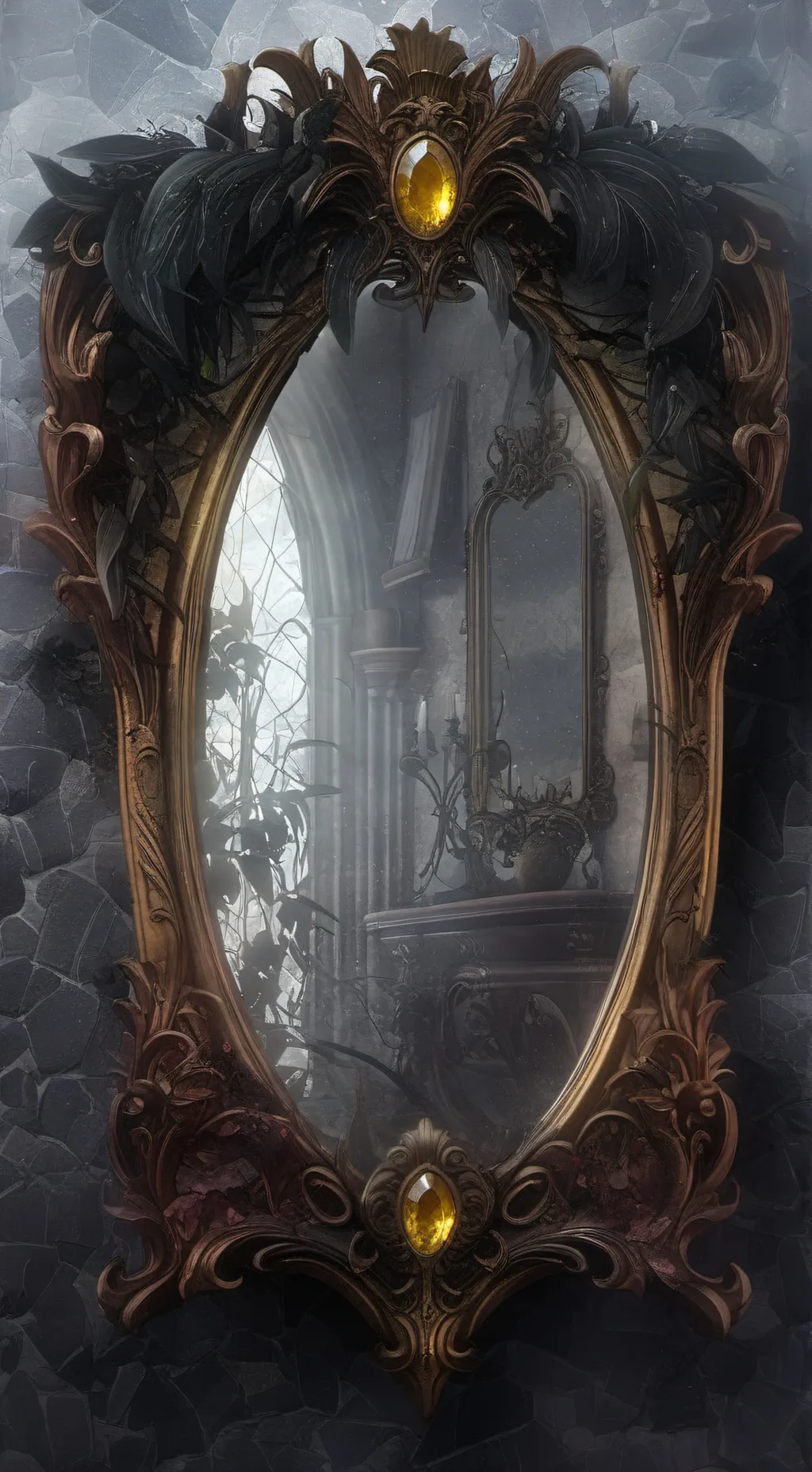 ai character: Twisted Glisten  background
