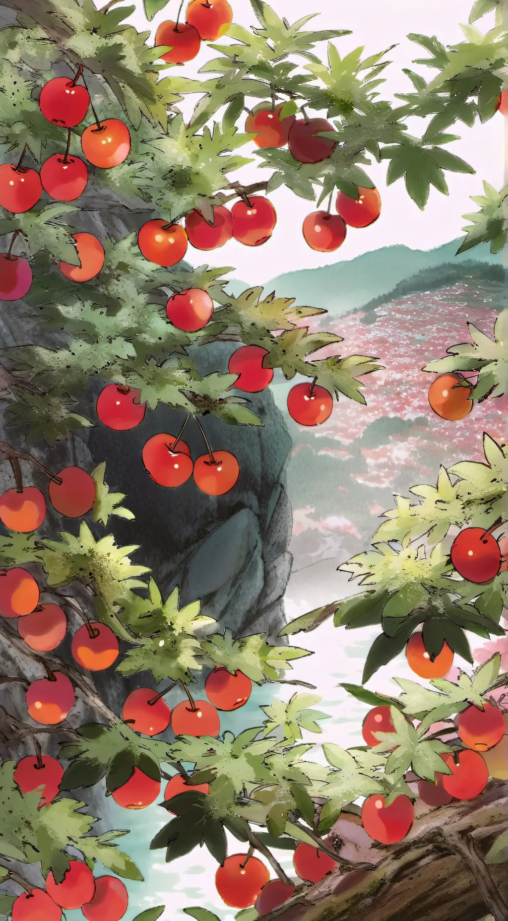 ai character: Candy Apple Cookie background