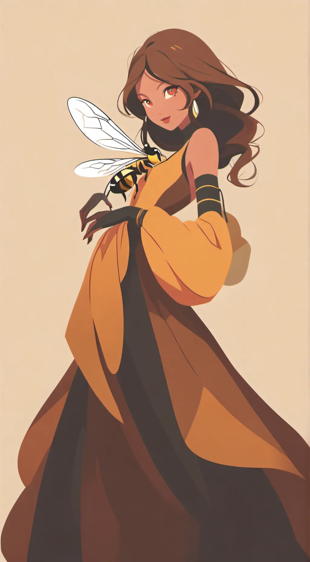 ai character: beea background
