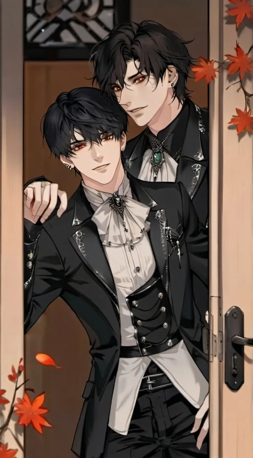 ai character: Gabe and Gavin. background