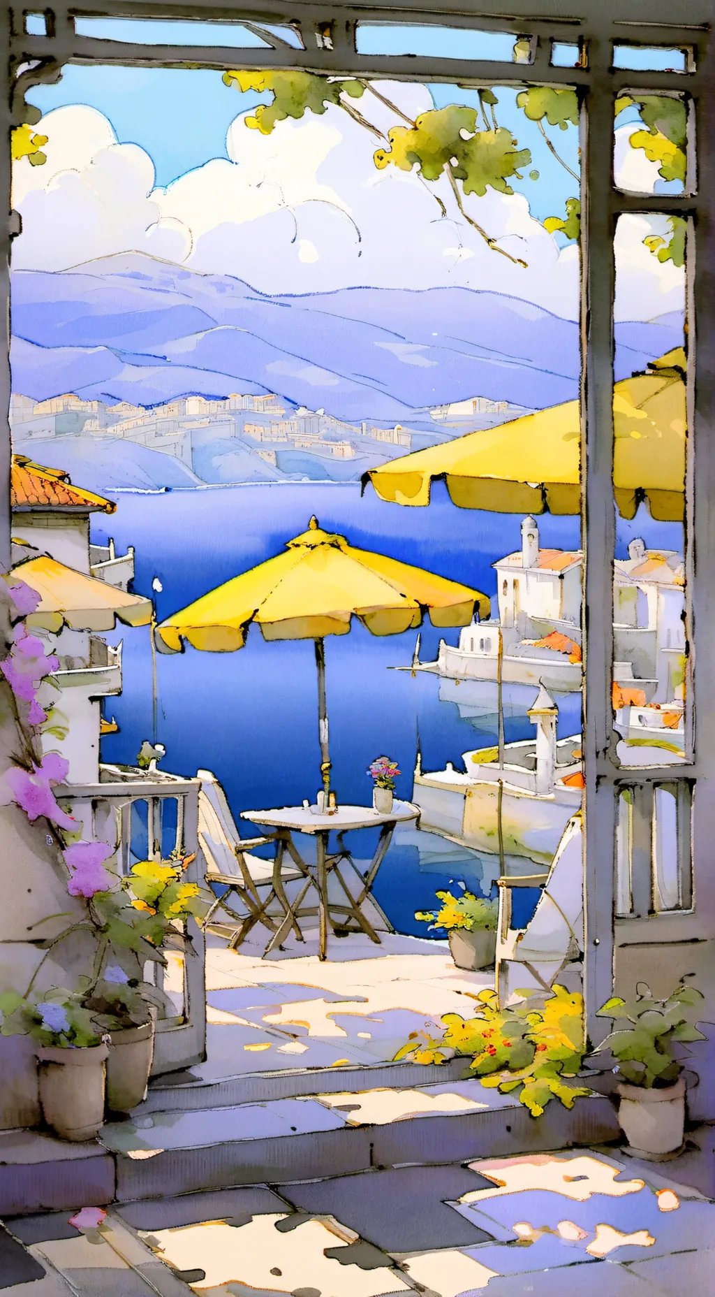 ai character: Art class background