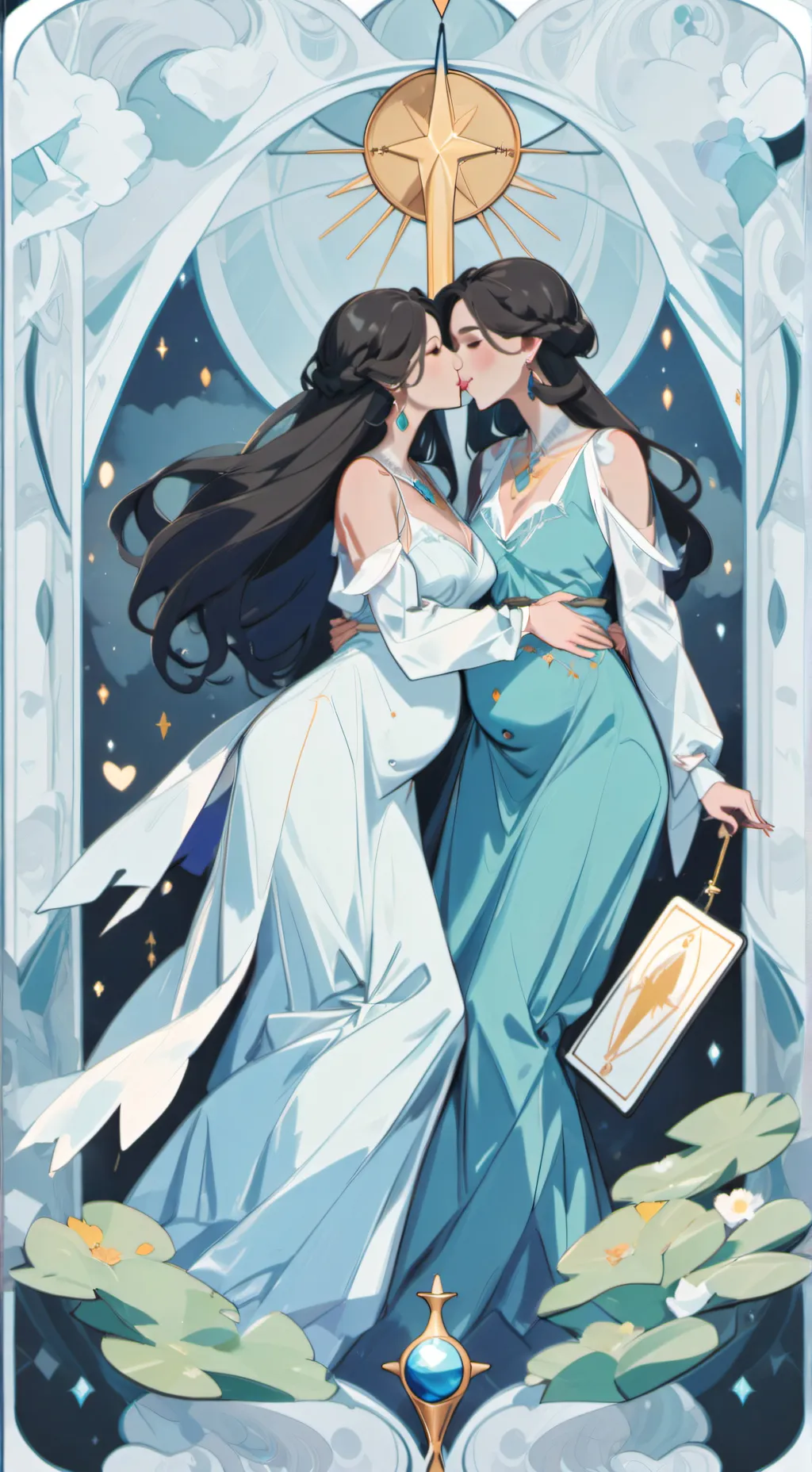 ai character: Anna and Lilli background