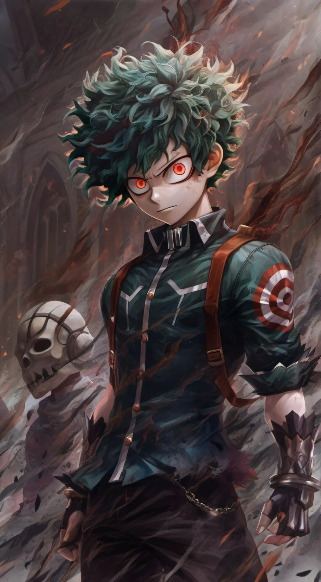 ai character: mha glich background