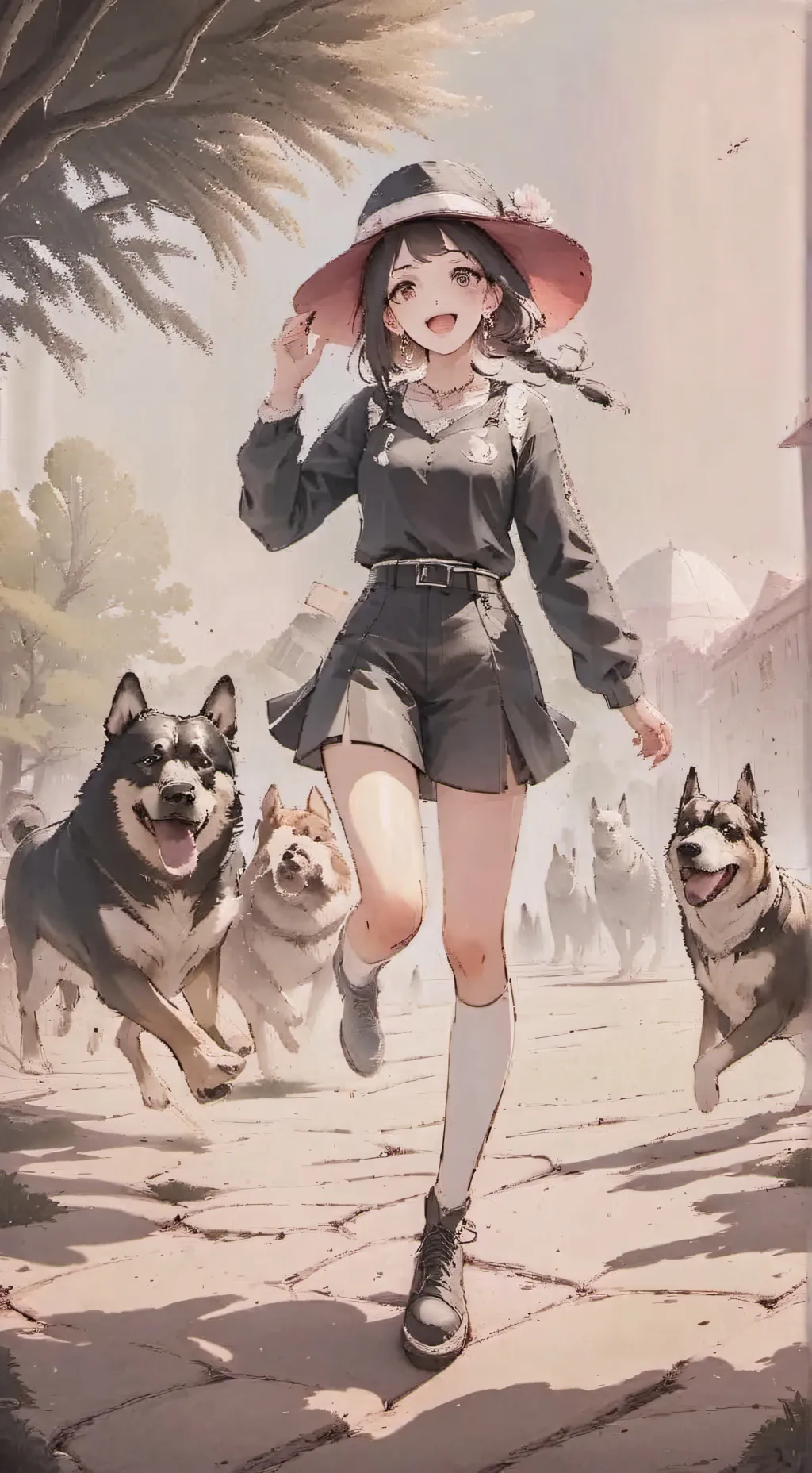 ai character: Clear background