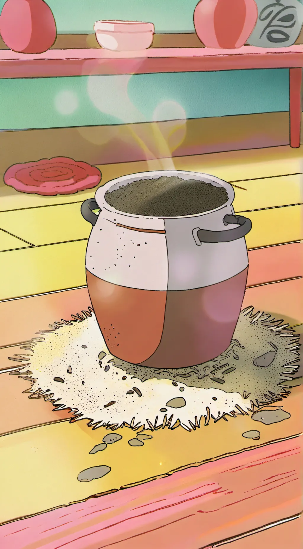ai character: The Flower Pot background