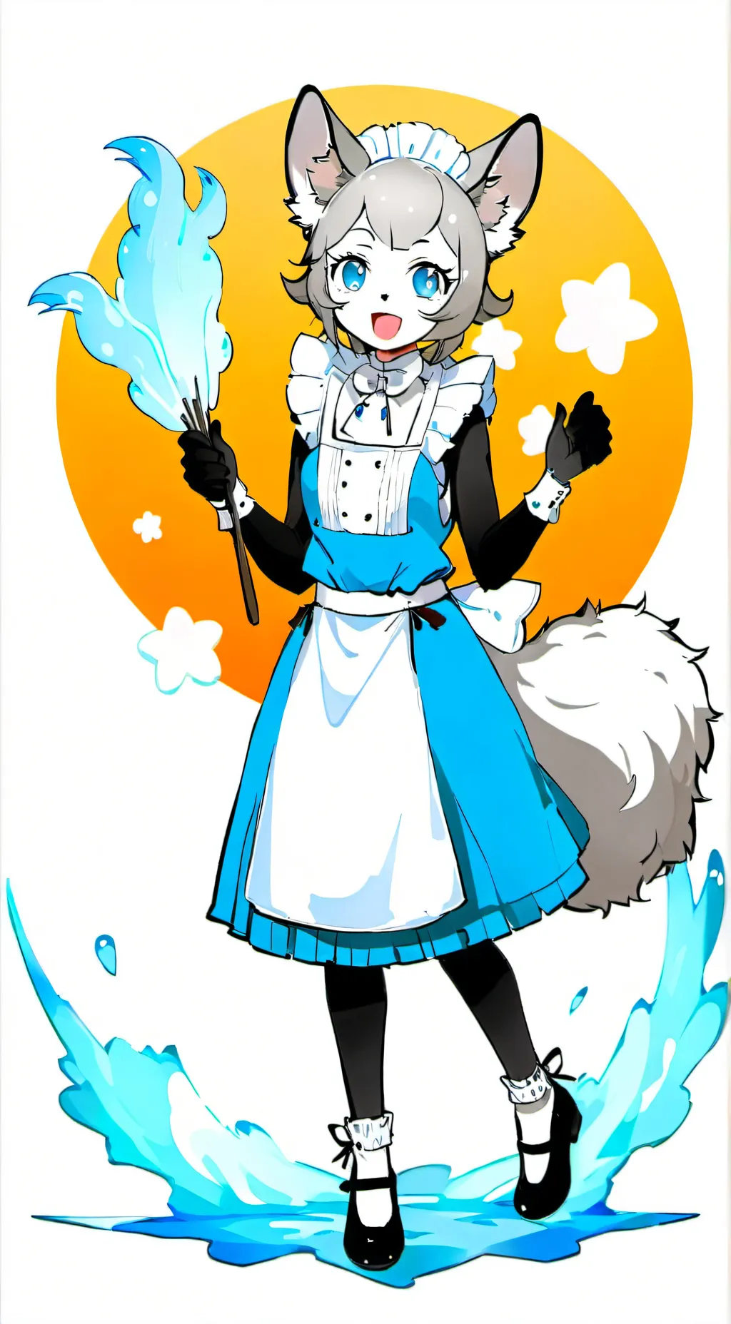ai character: Jewelpet Tisha background