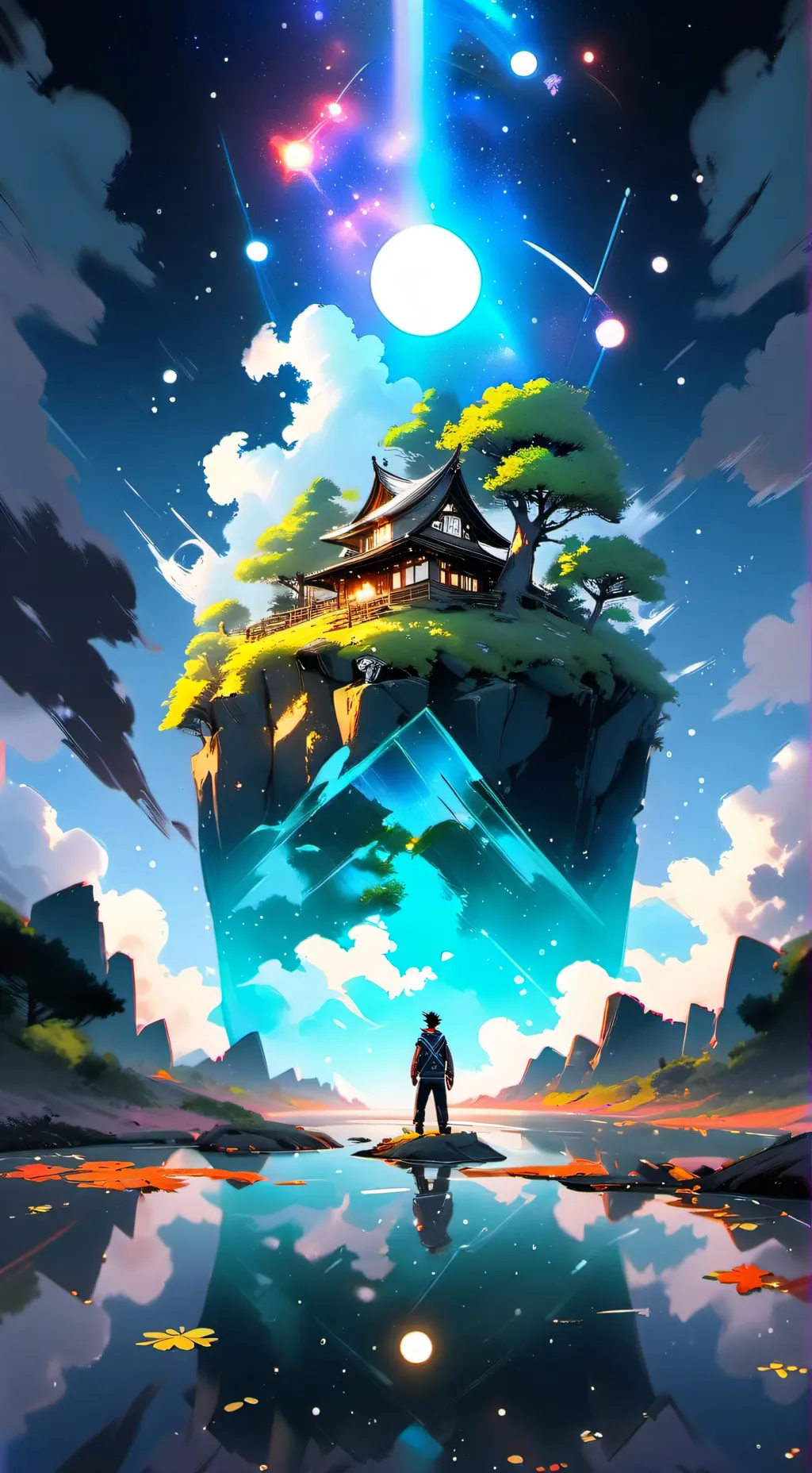 ai character: dw x df background