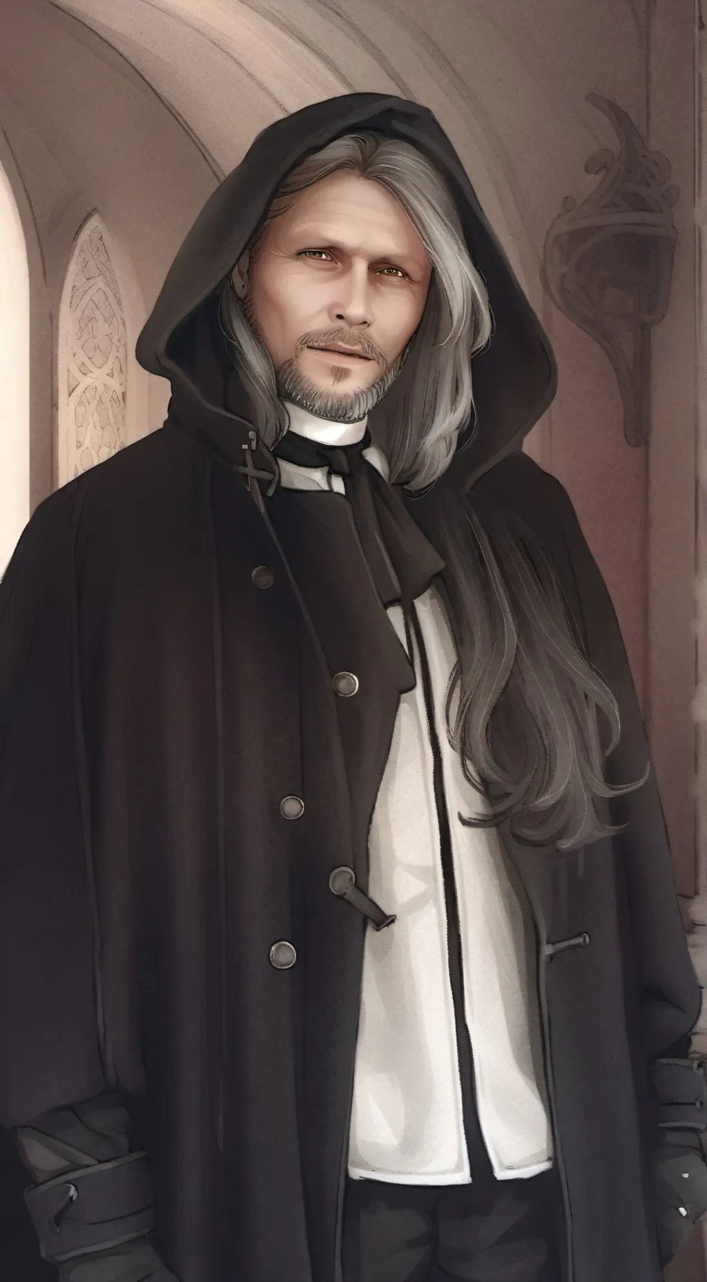 ai character: the mysterious man background