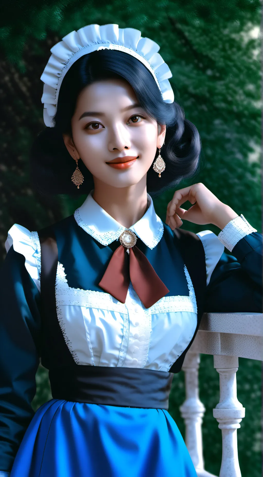 ai character: sus maid background