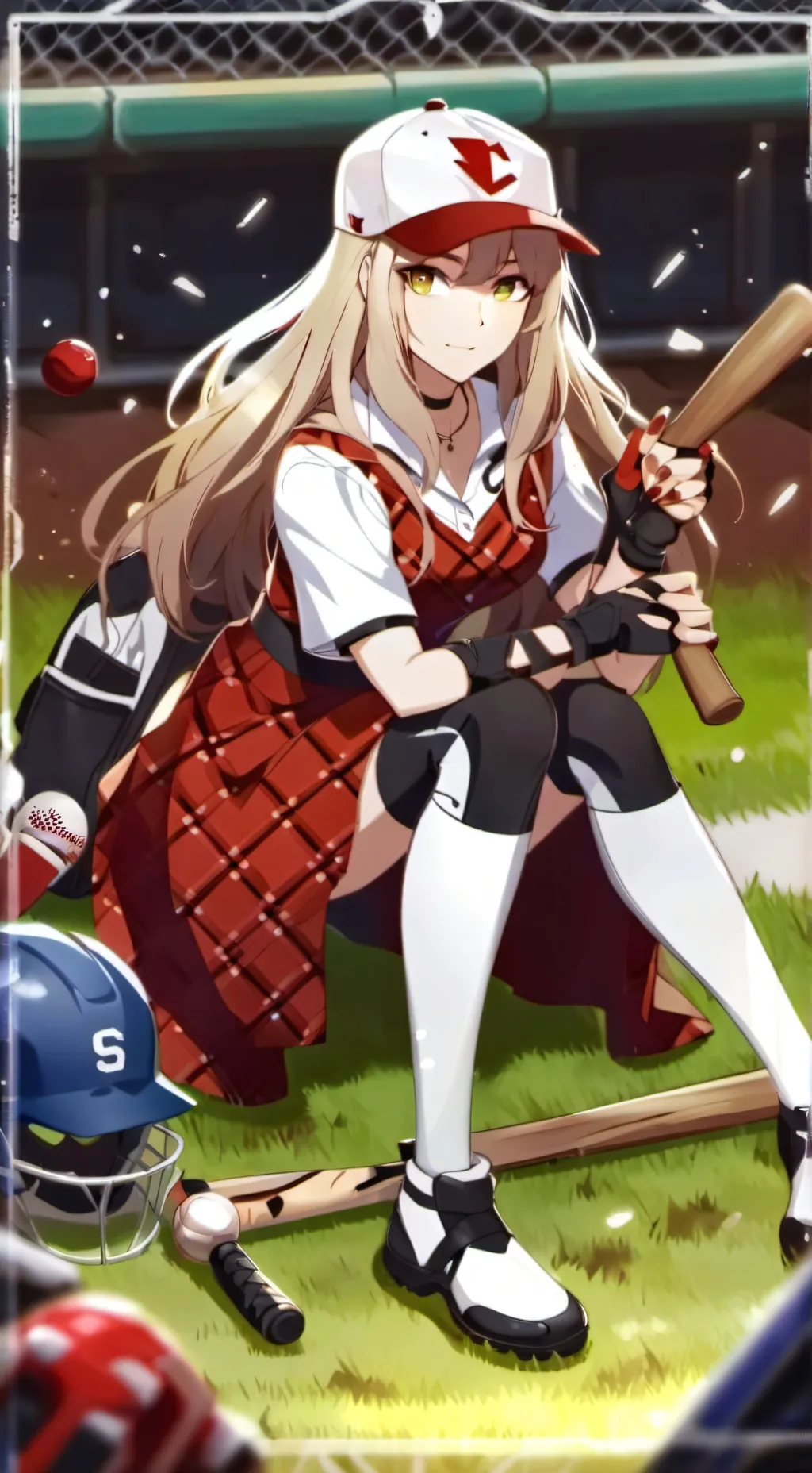 ai character: my softball team  background