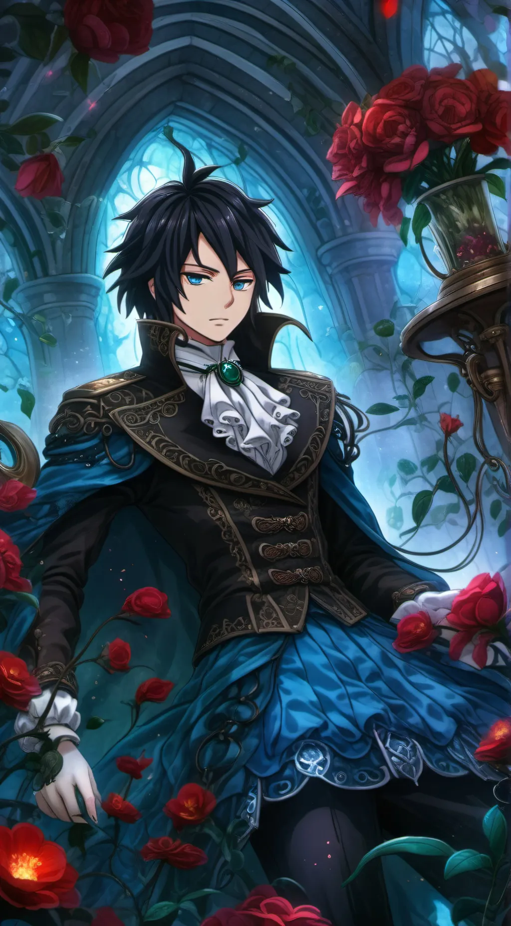 ai character: Tomioka experimen background
