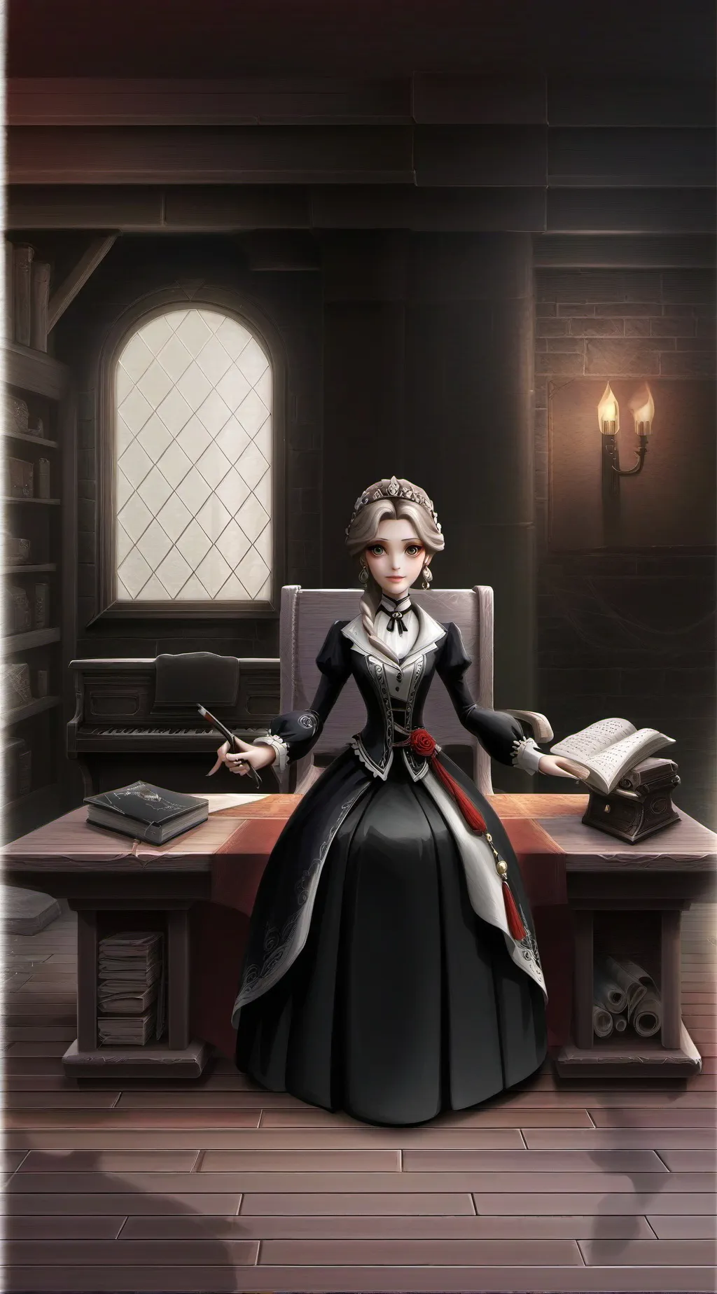 ai character: Dogday famille  background