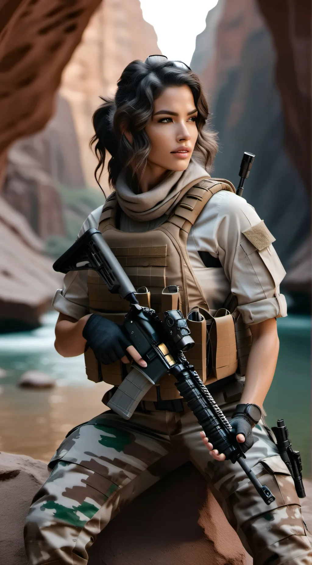 ai character: Salma  background
