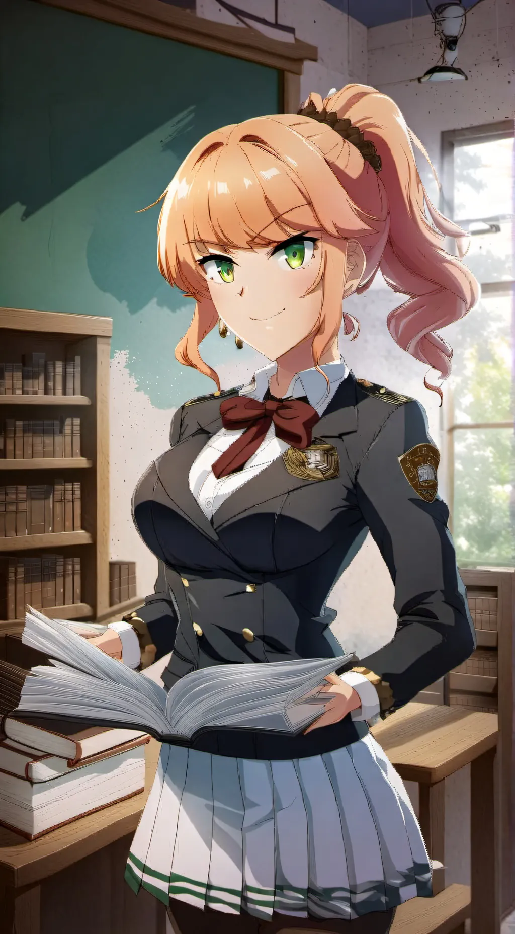 ai character: Marianne Koch  background