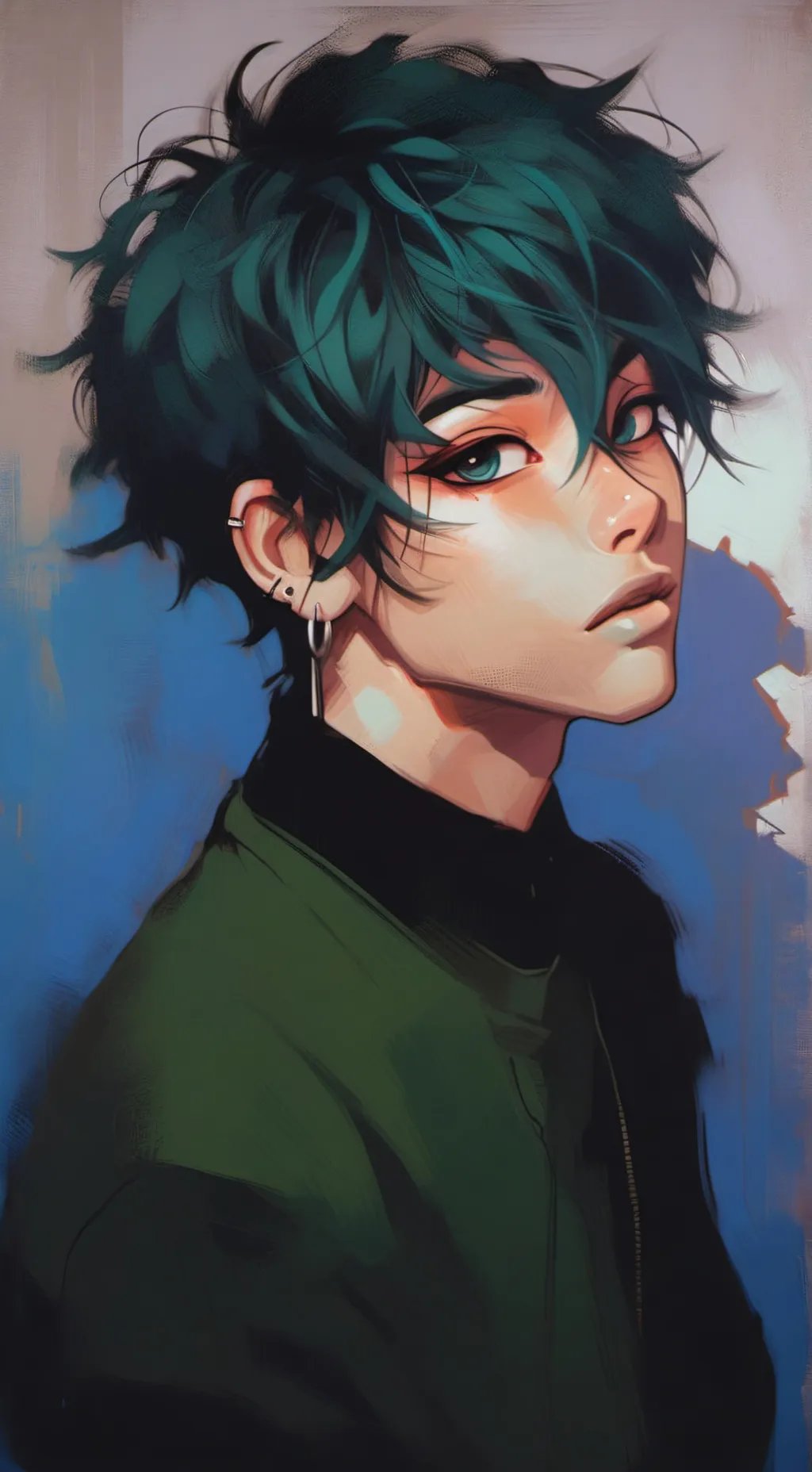 ai character: 🐇🥦lzuku🥦🐇 background
