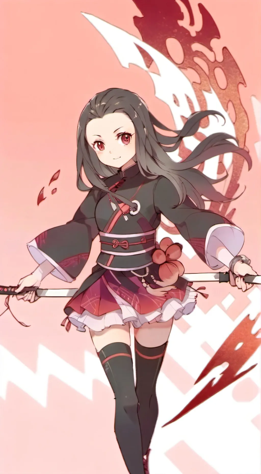 ai character: Nezuko Kamado background