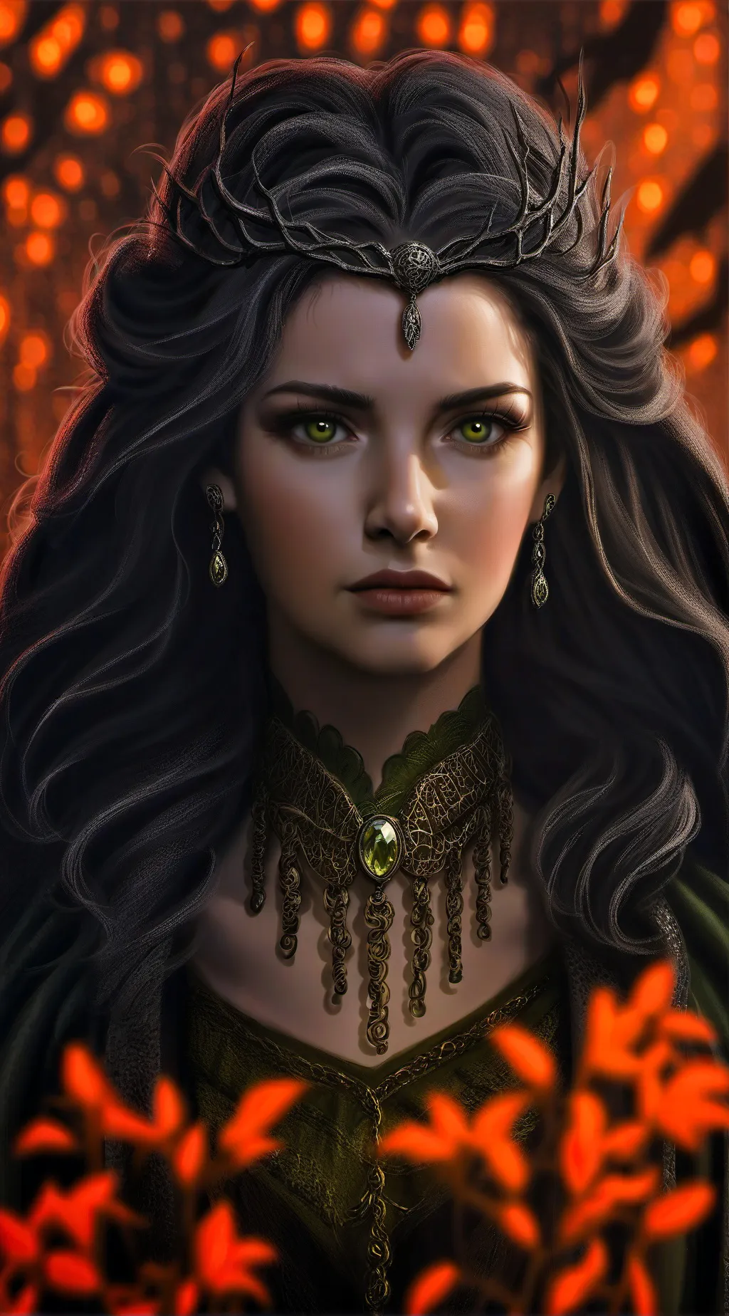 ai character: Rebeca  background