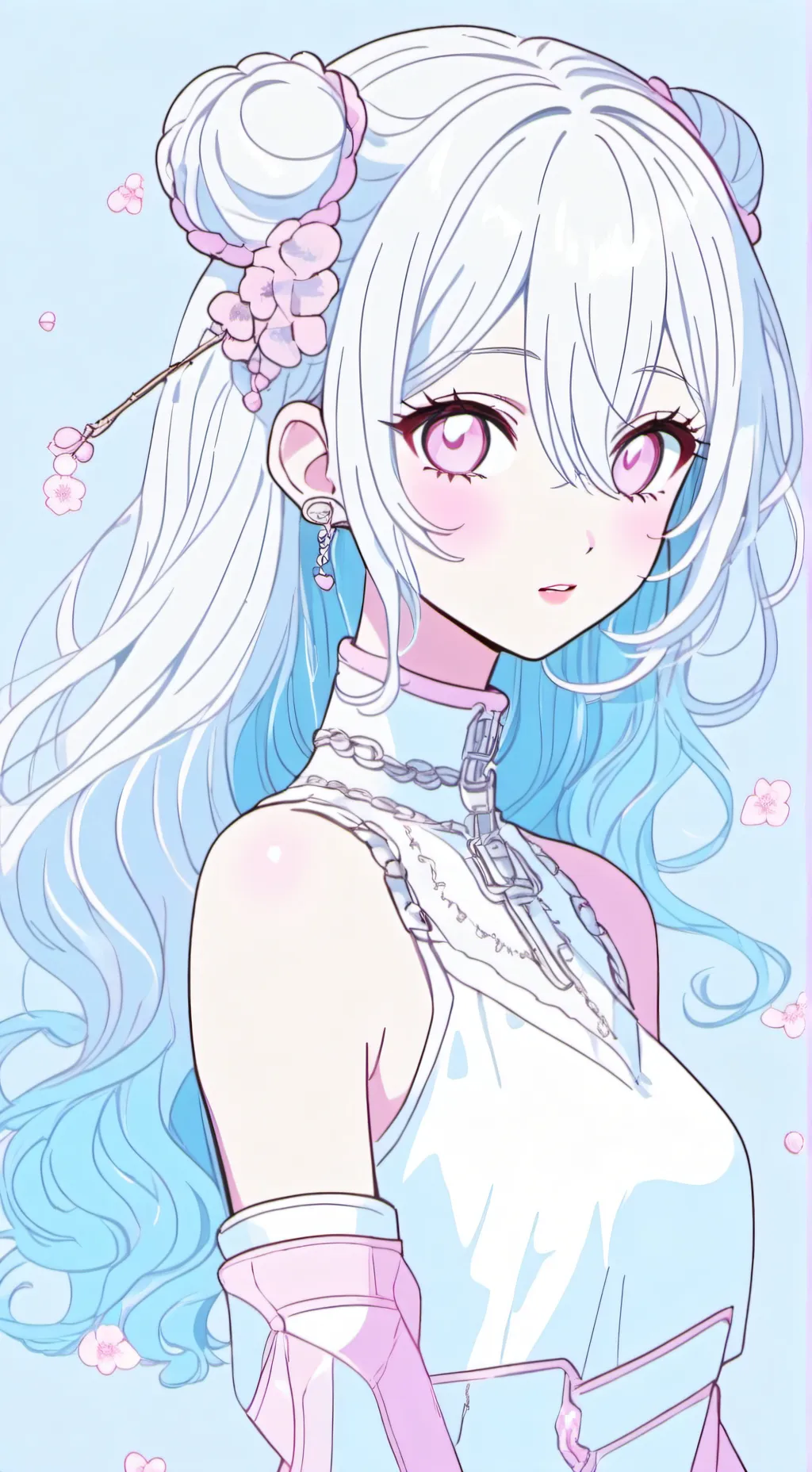 ai character: Ayaka Azami Kaou background