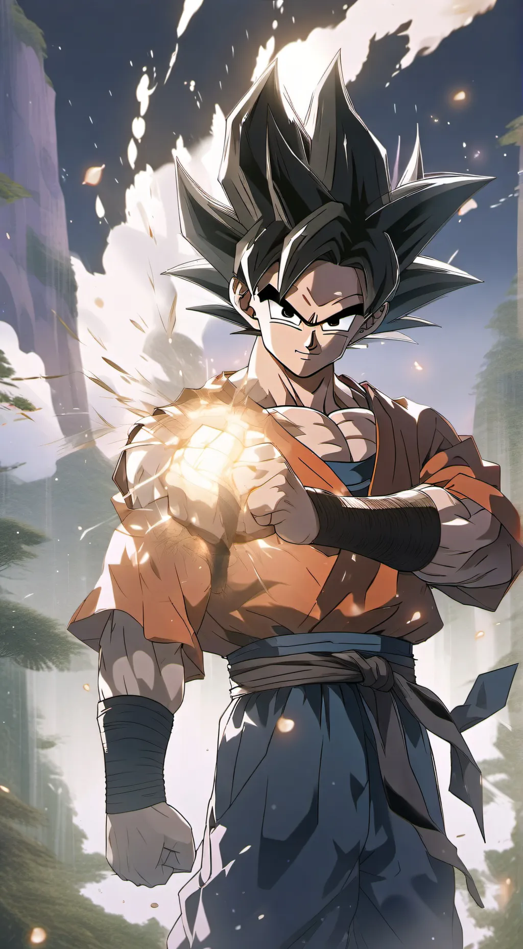 ai character: goku background