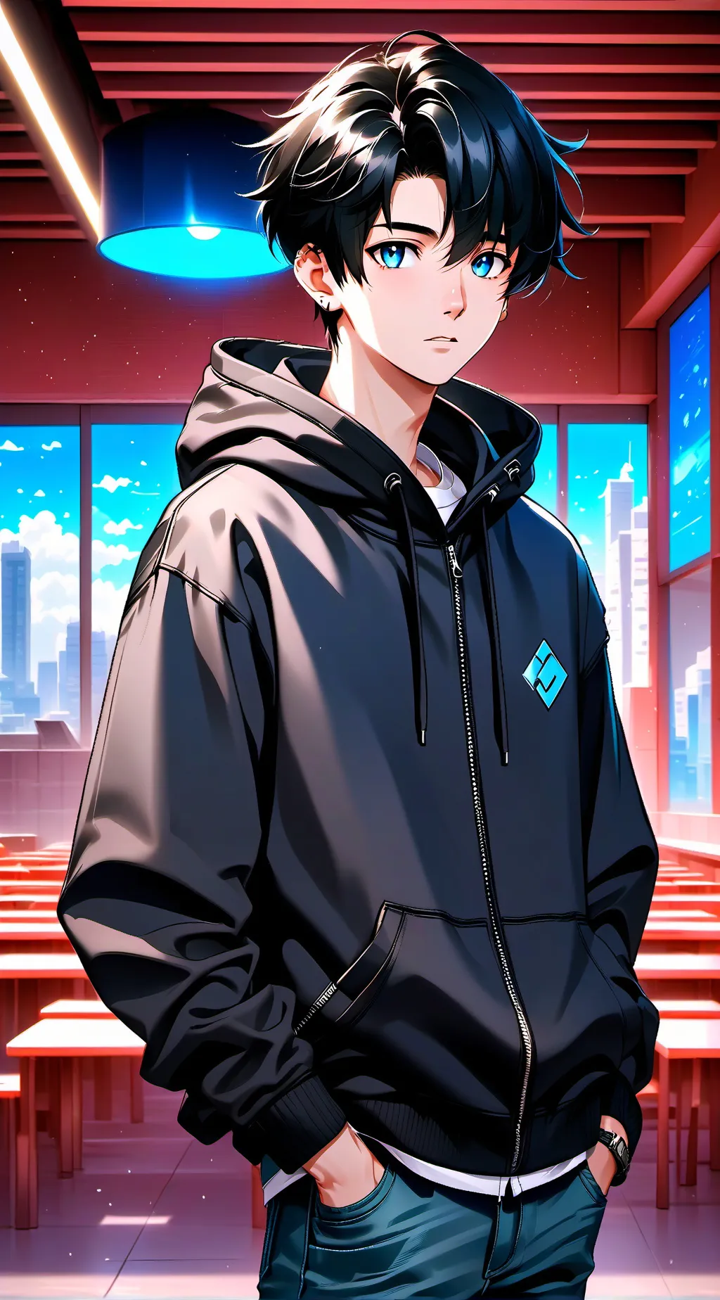 ai character: Vindika Kokumori background