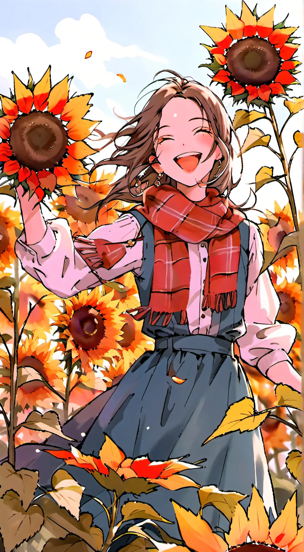 ai character: Aurora background
