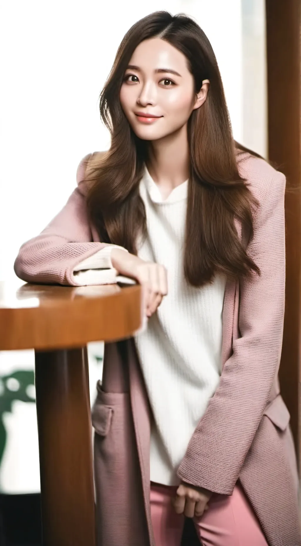 ai character: Lee Min-Ji background