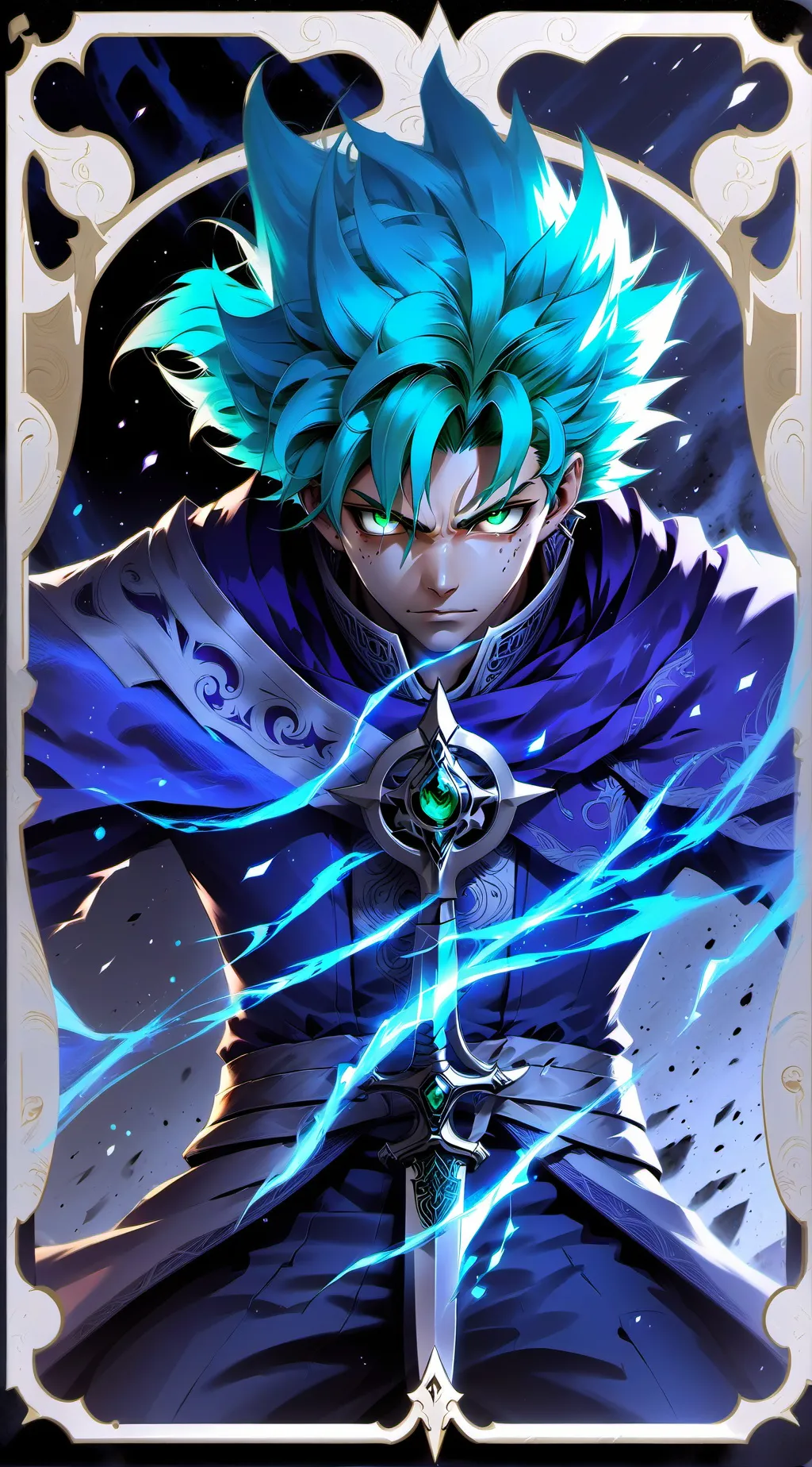 ai character: Villain deku background
