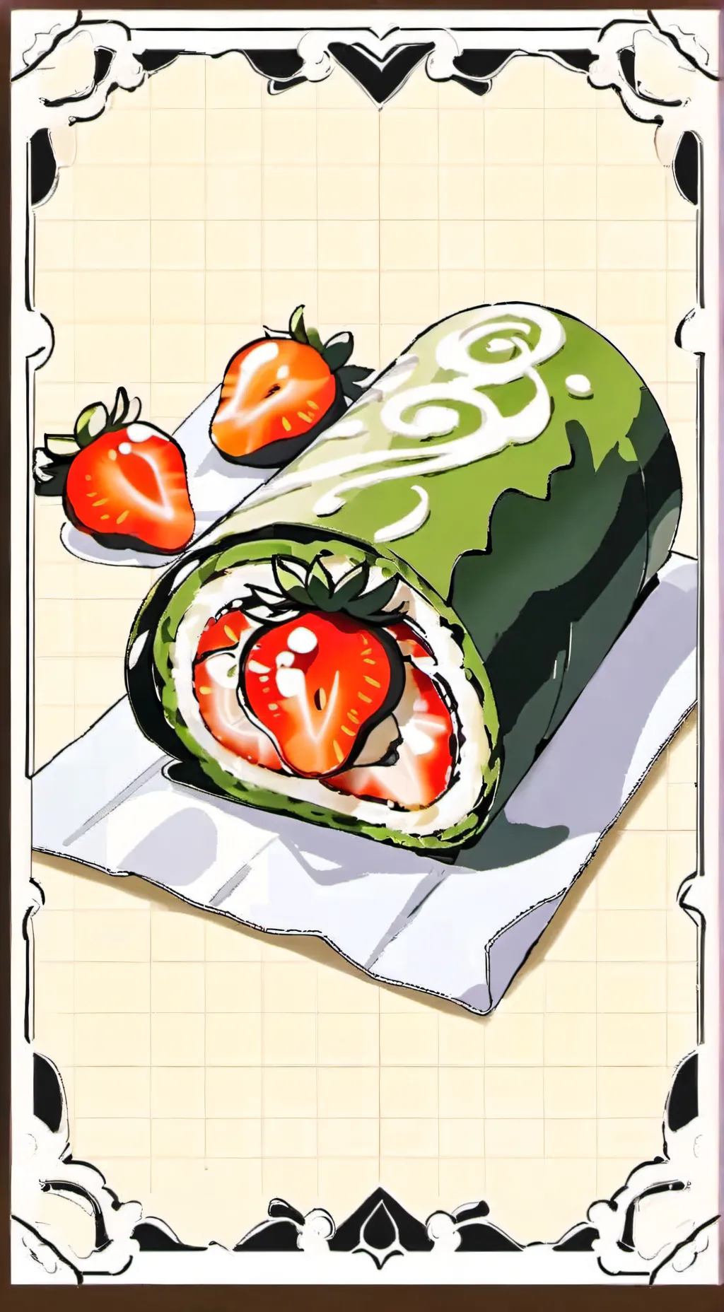 ai character: Fruitcake x you background