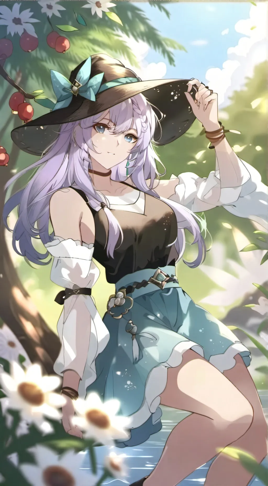 ai character: kny t'aime  background