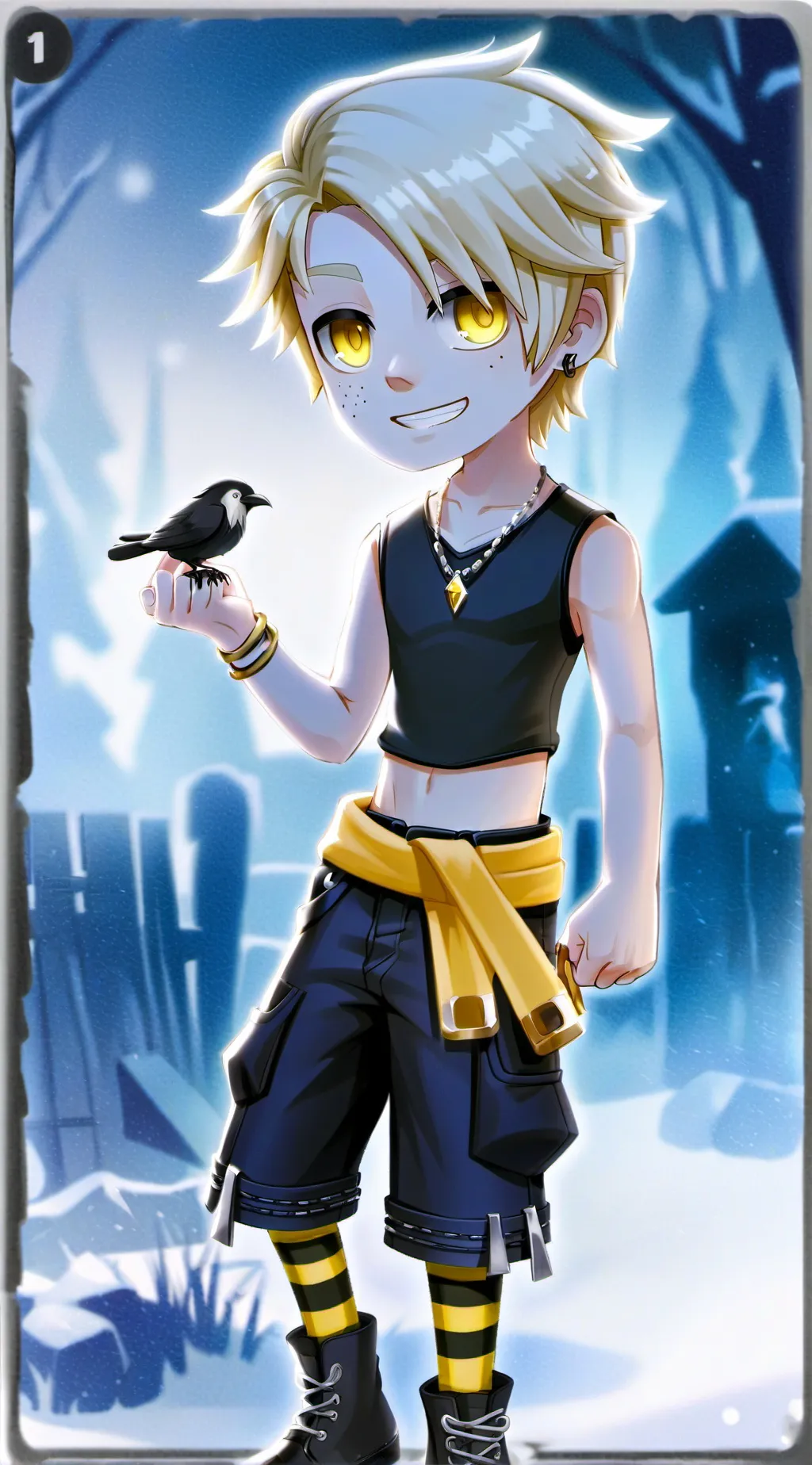 ai character: Akita Nero background