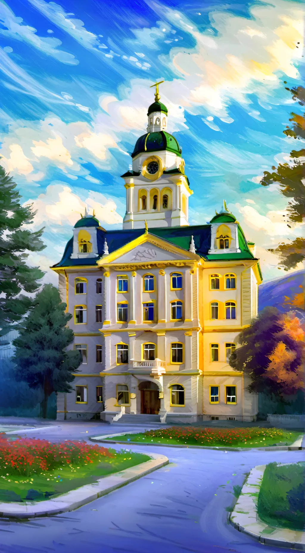 ai character: High School RP background