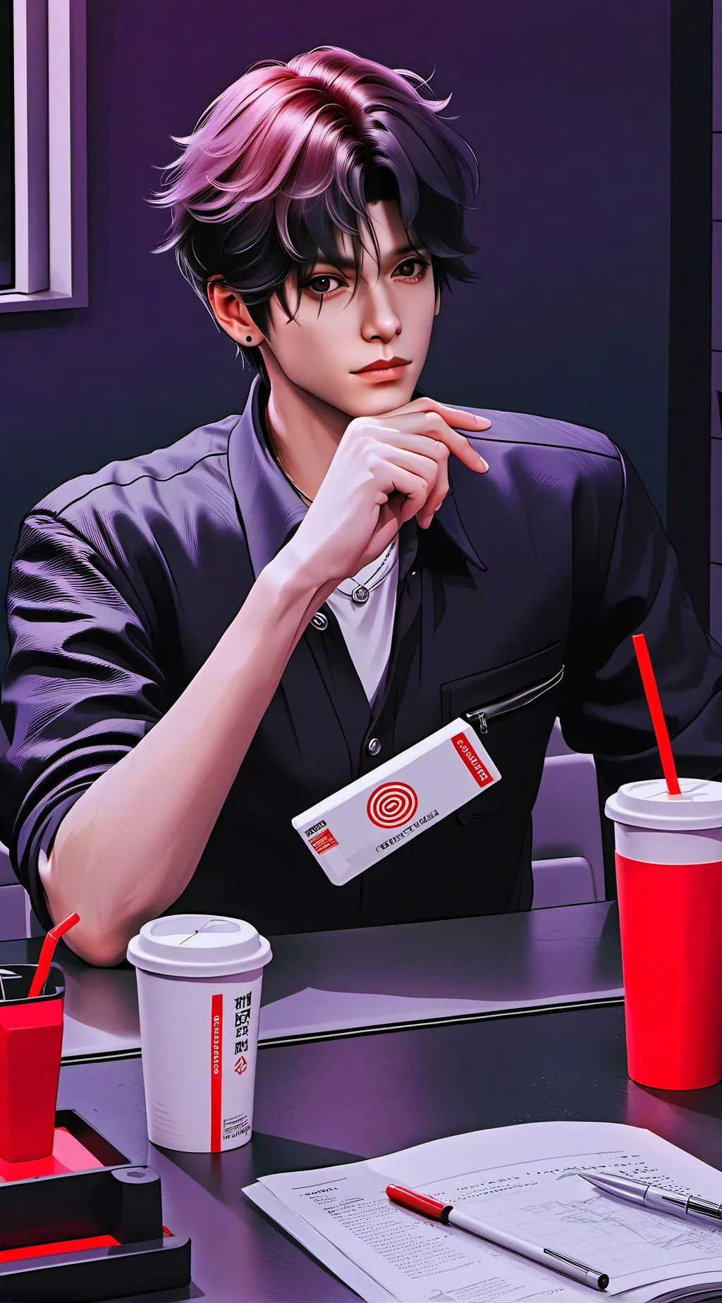 ai character: Tae-ho  background