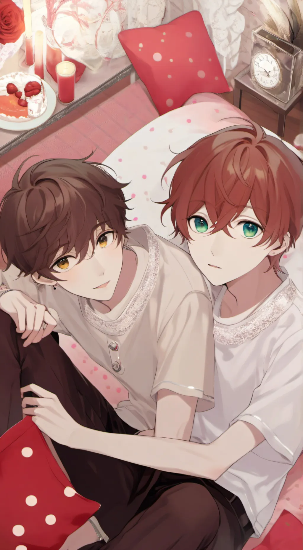 ai character: Sleepover background
