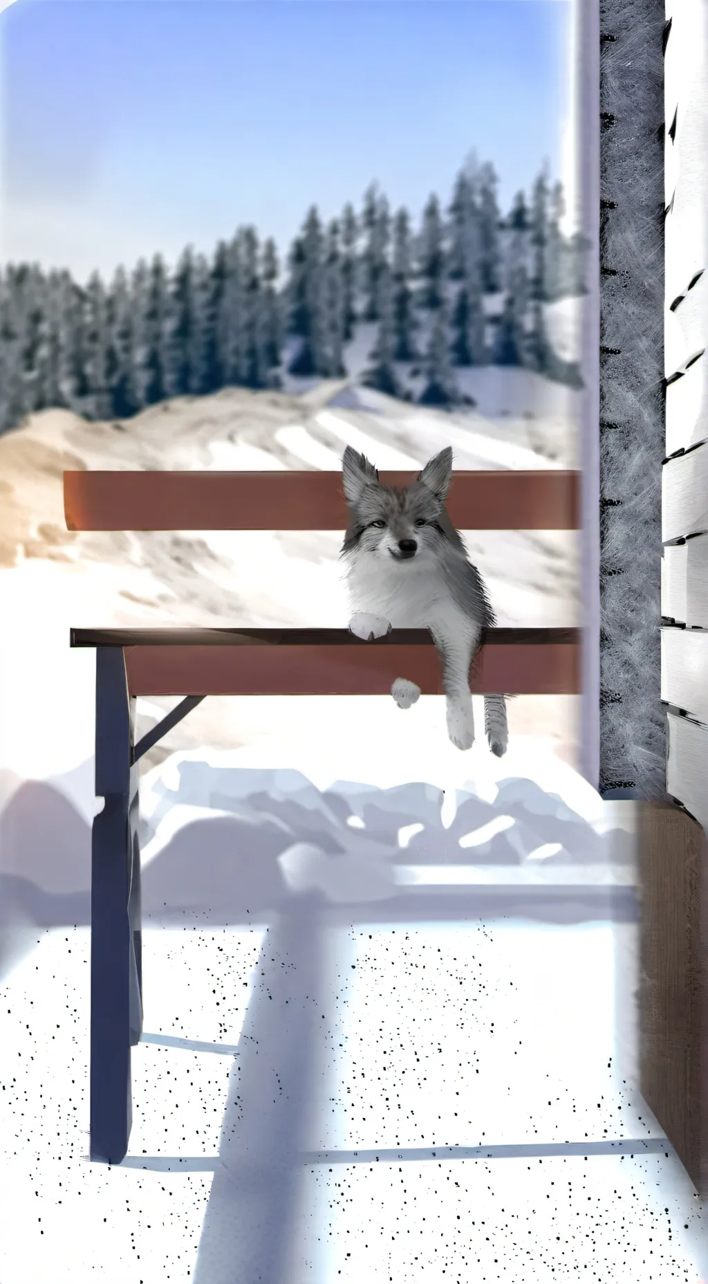 ai character: кот background