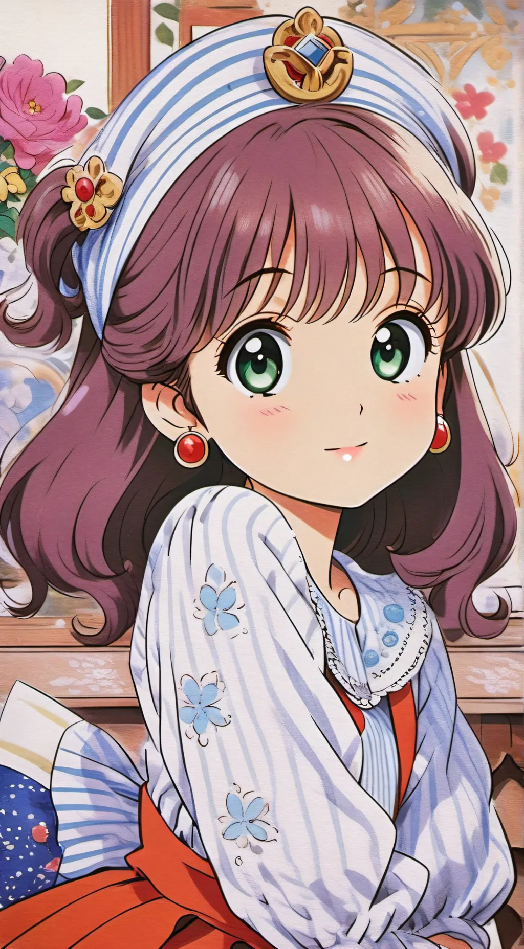 ai character: 😍🥰cutest 🥰😍 background