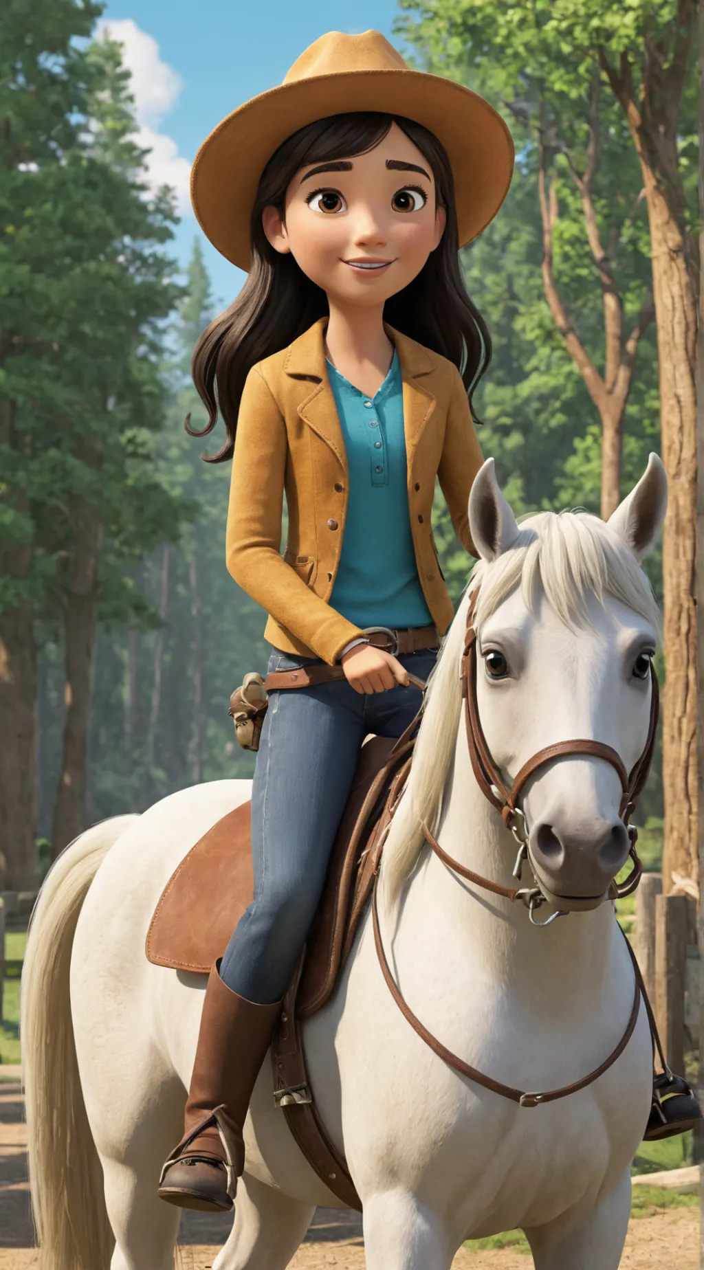 ai character: Lucky Prescott P² background