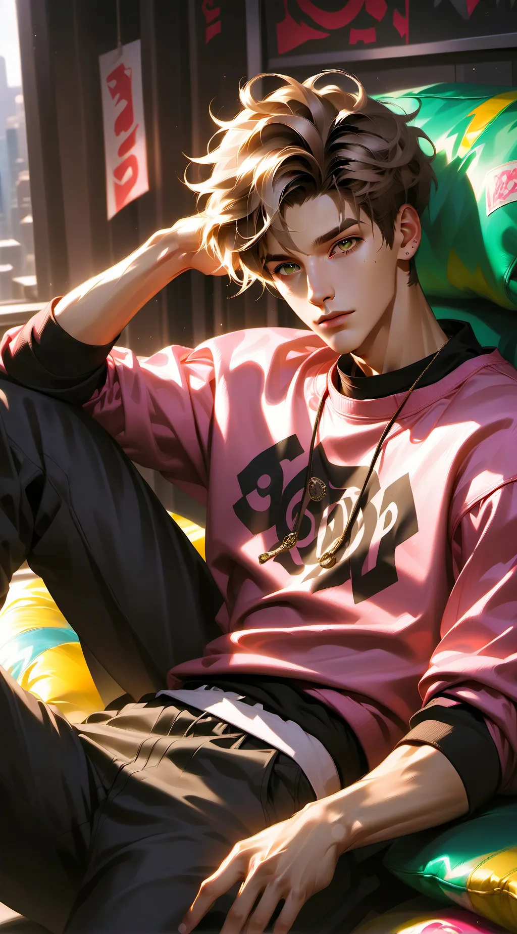 ai character: Chris Nelson  background