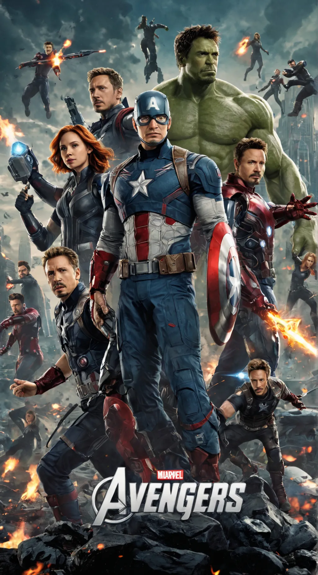 ai character: Avengers background