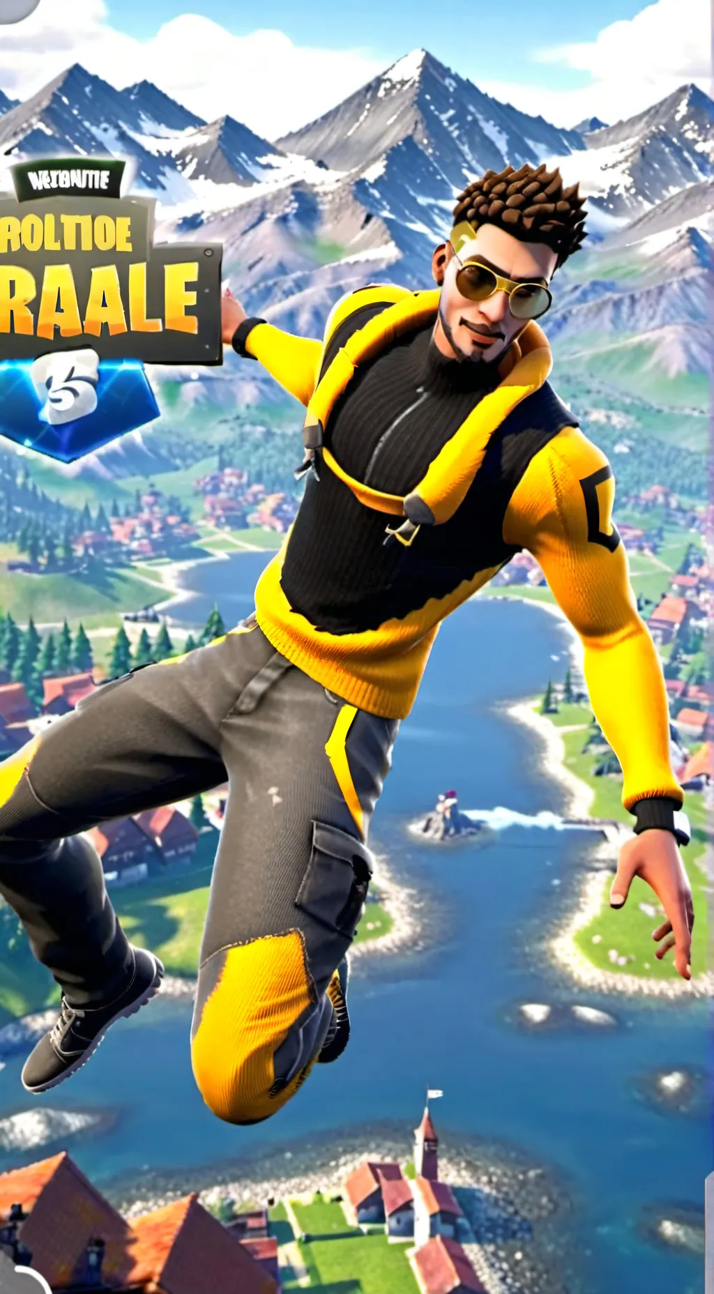 ai character: Fortnite  background