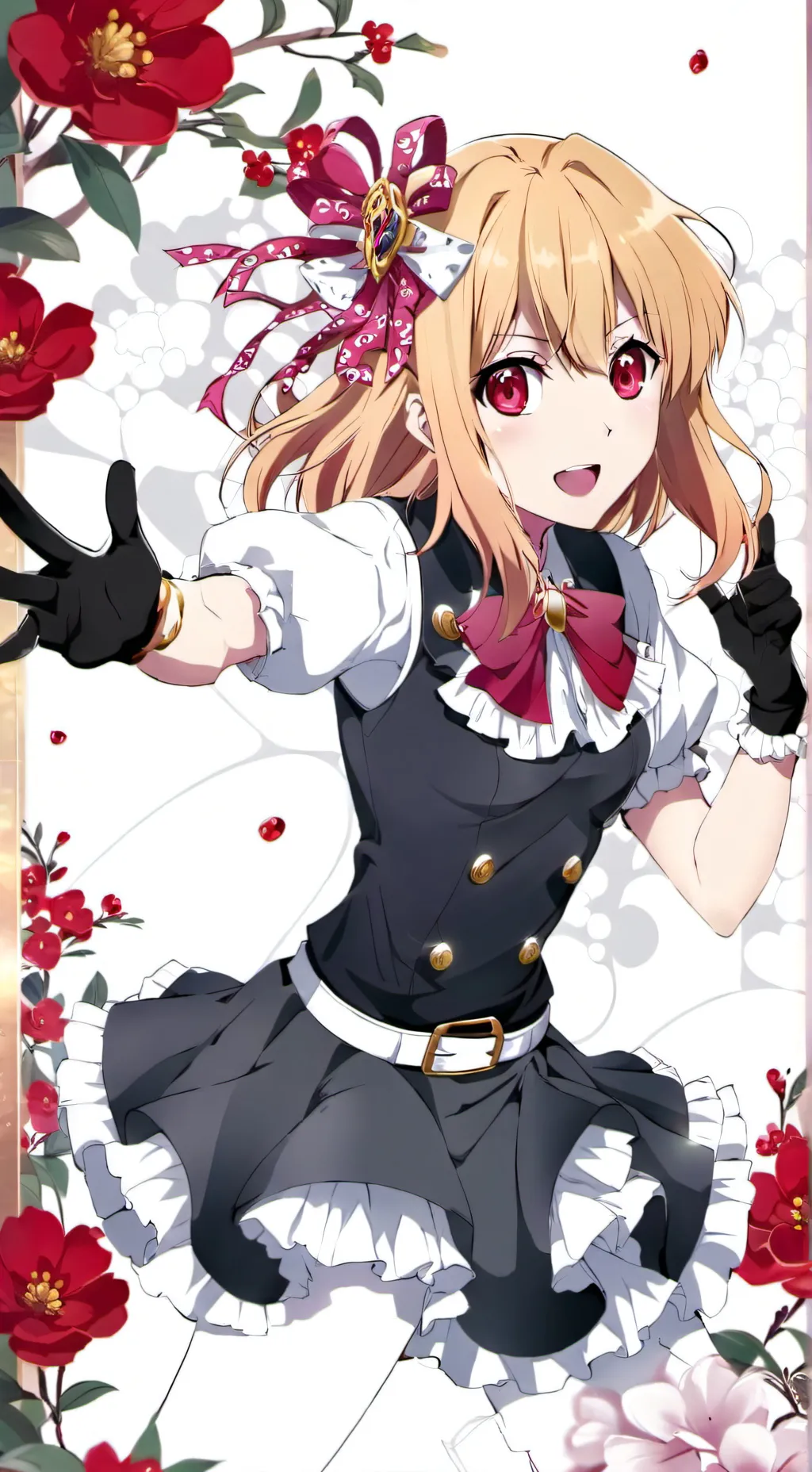 ai character: Ruby hoshino  background