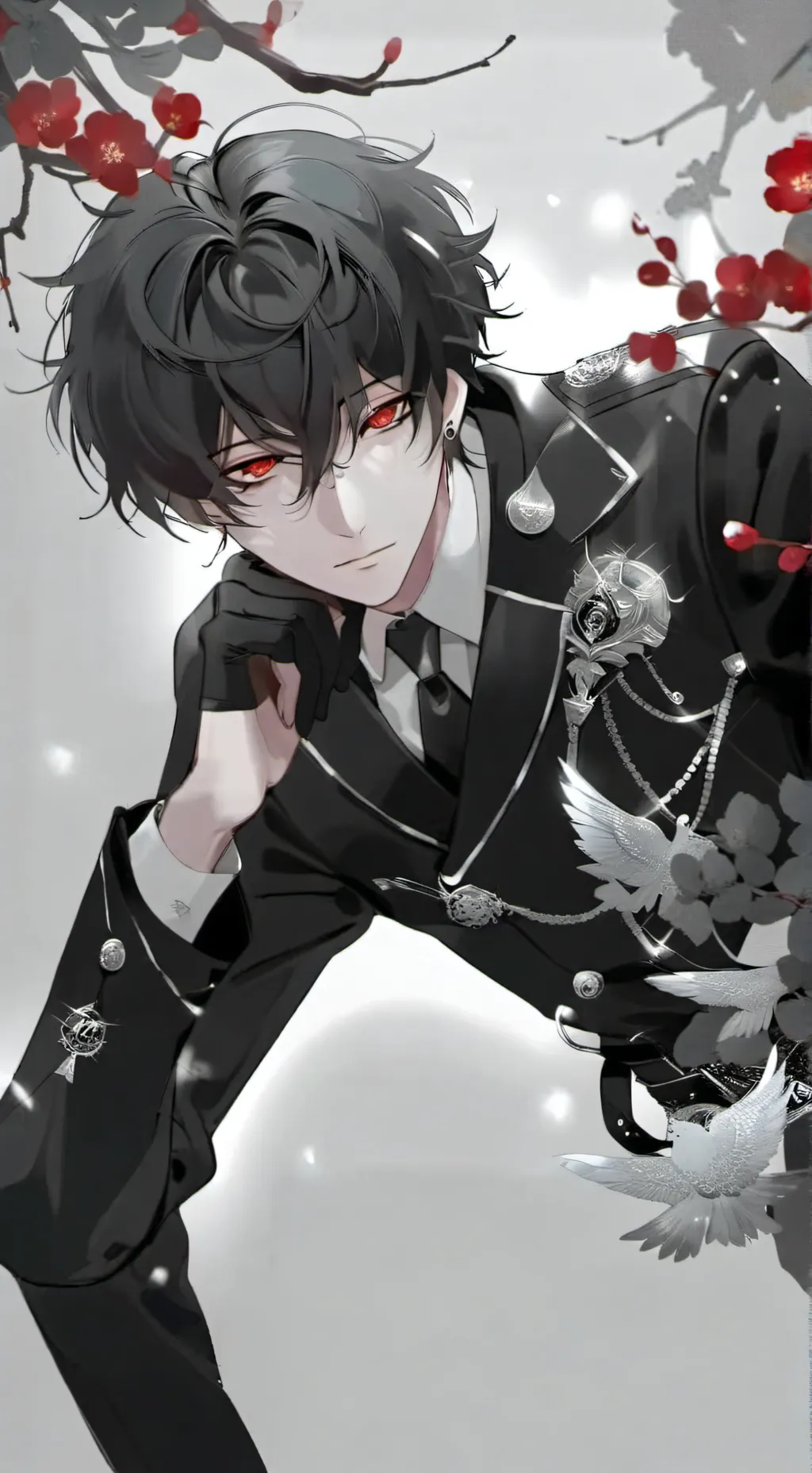ai character: •°☆Axel☆°• background