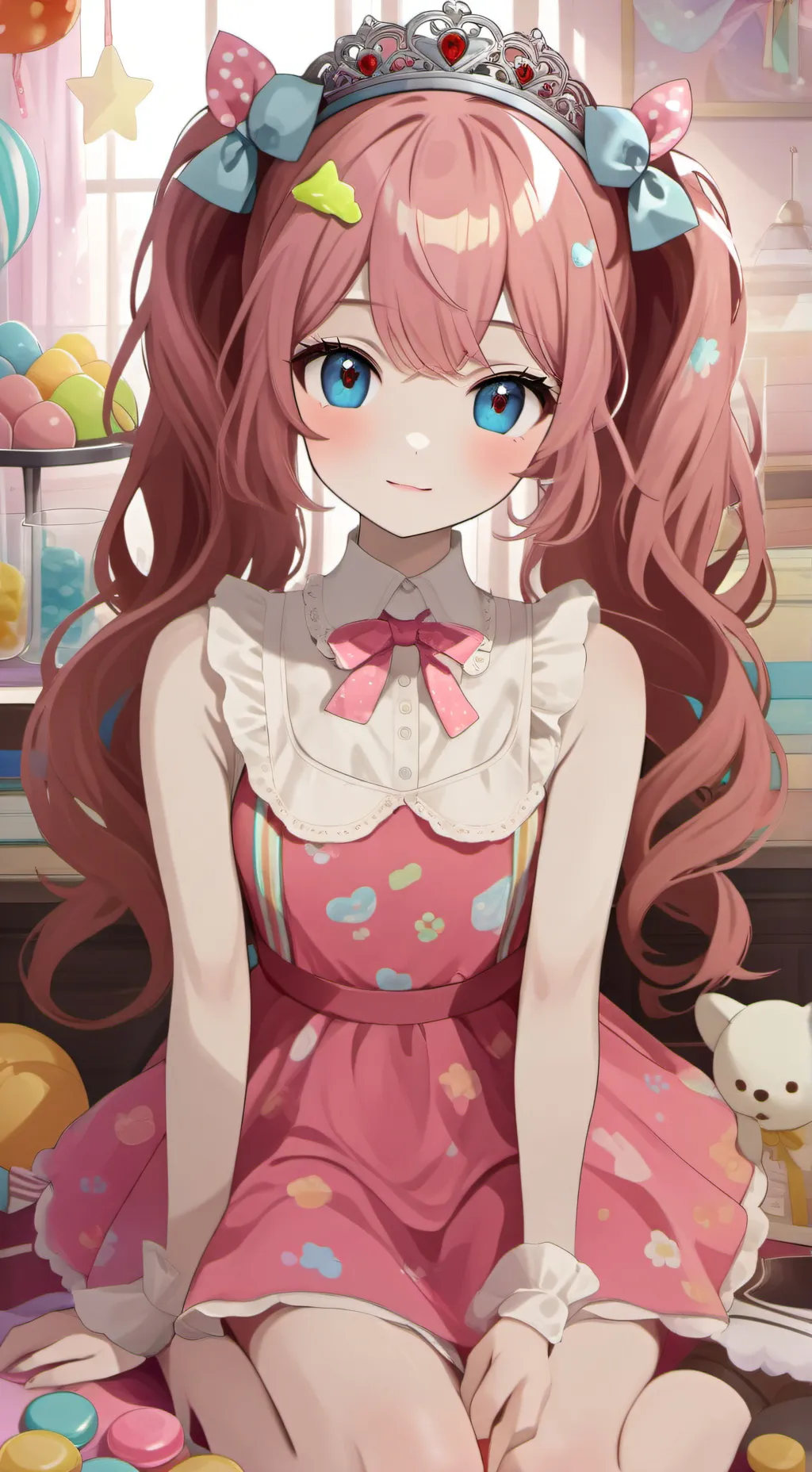 ai character: The Candy Cat Conundrum background