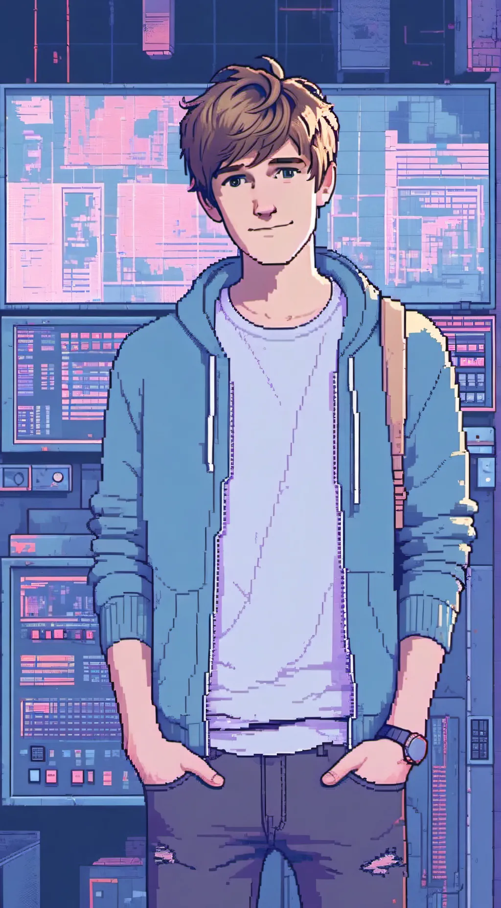 ai character: Zach Stone background