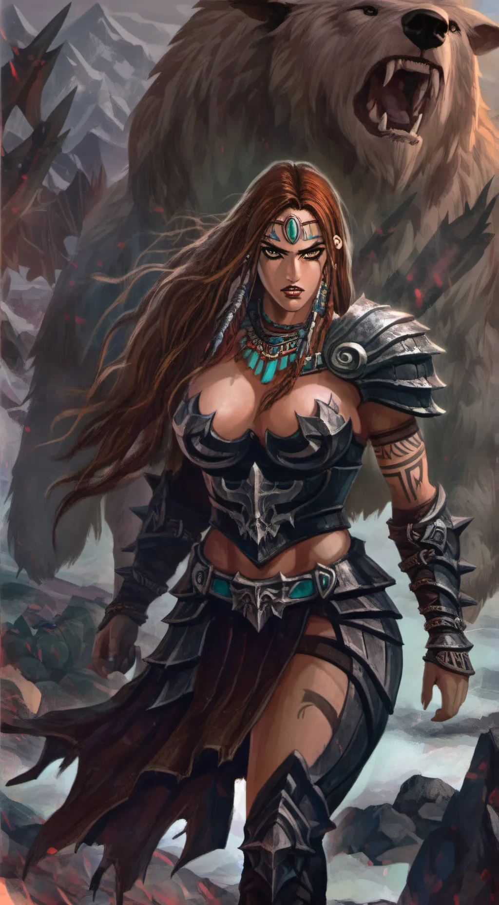 ai character: Svana background