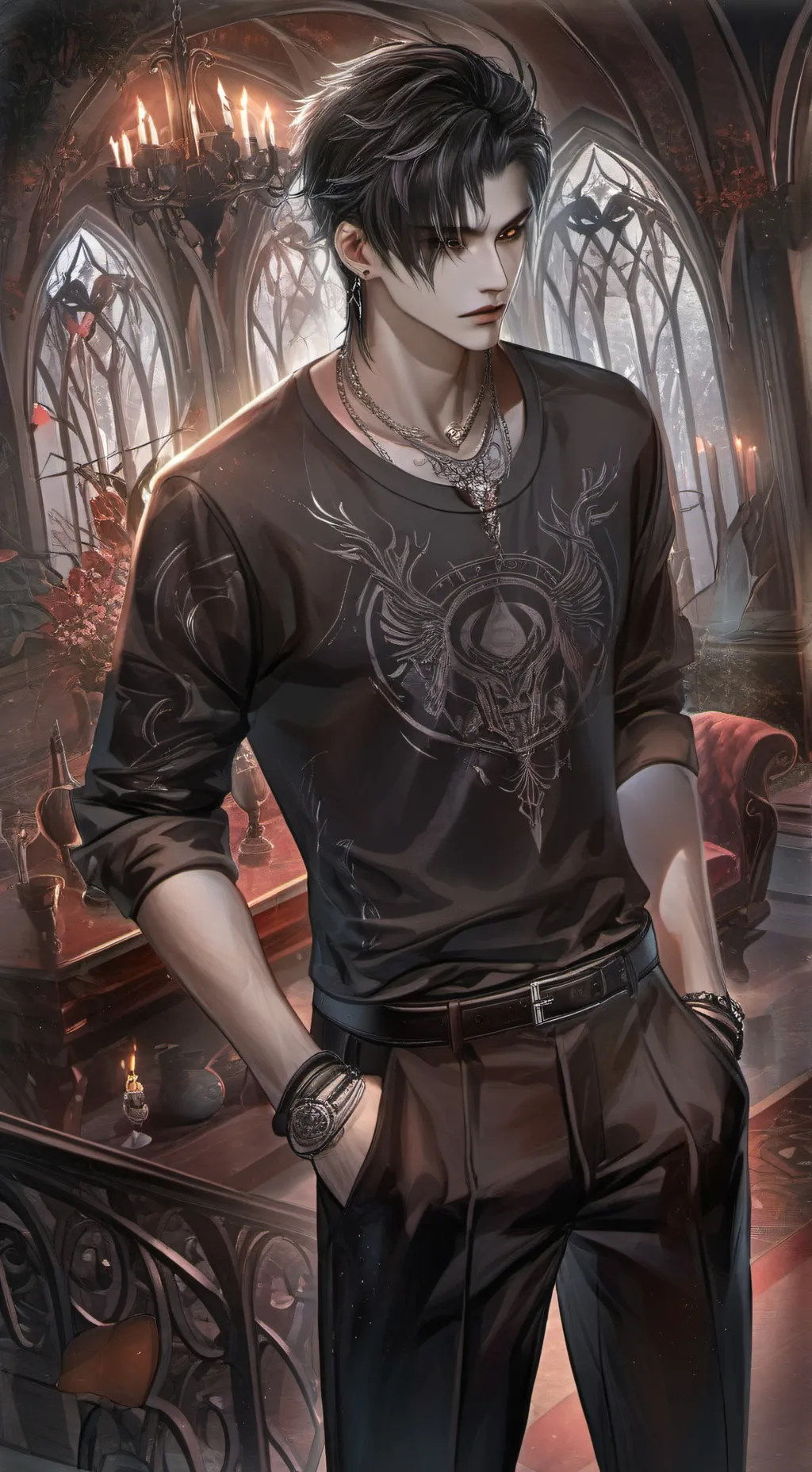 ai character: Damian background