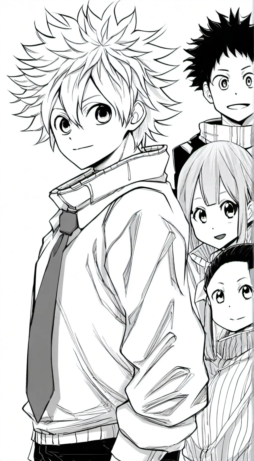 ai character: My hero academia  background